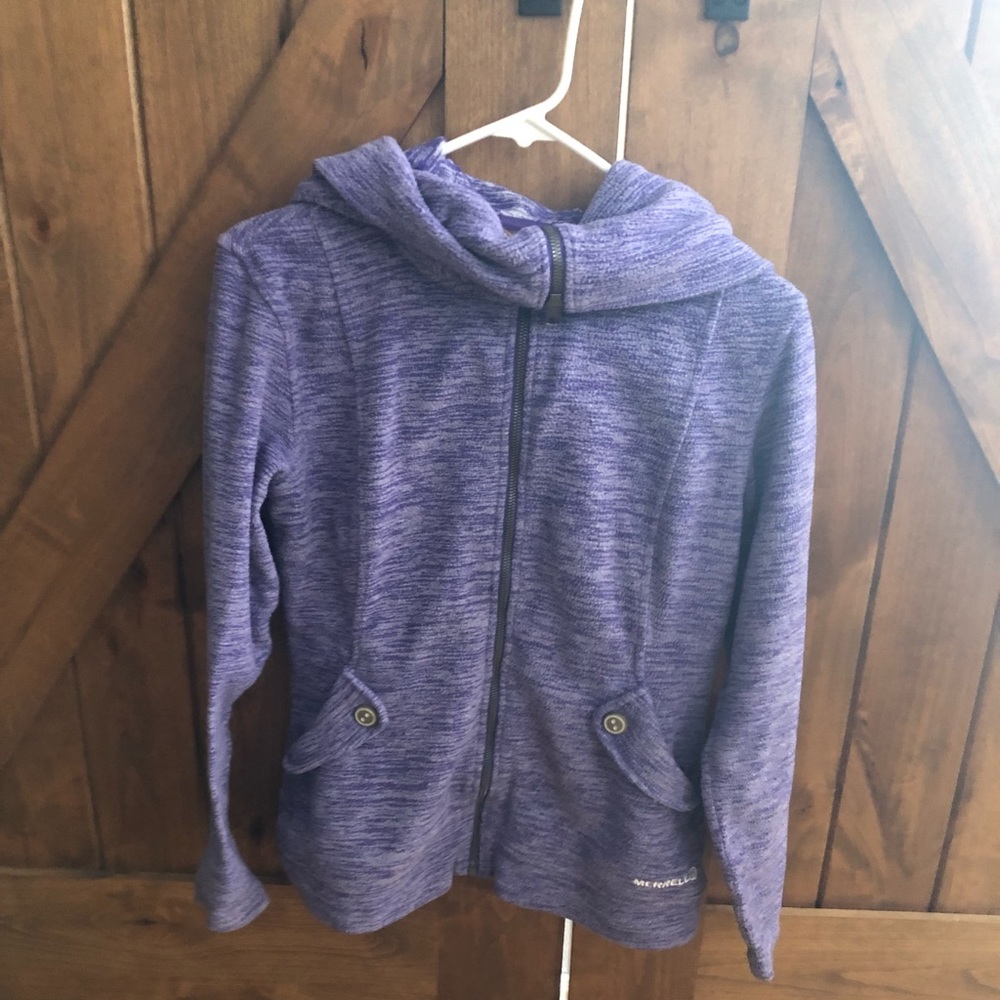 Merrell full zip hooded sweatshirt